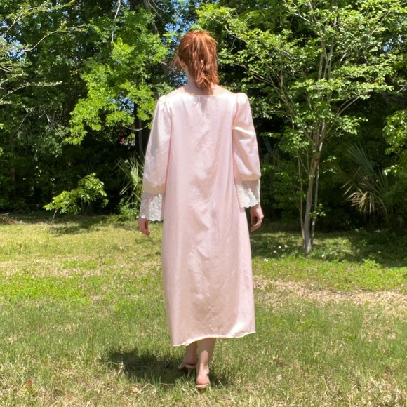 3/$30 Vintage Satin & Lace Nightgown - Picture 7 of 10